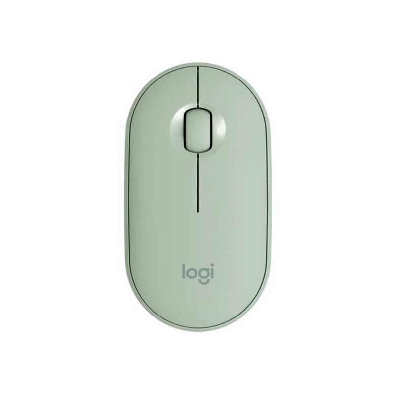 Logitech Pebble M350 Wireless Mouse - Eucalyptus - فأرة